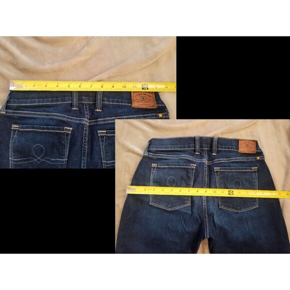 Lucky Brand Sofia Skinny Blue Jeans 6/28 Dark Wash Quality Denim Classic Style - Picture 10 of 10